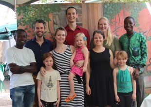 The MCC Burkina Faso team. (Back row, L to R: Kendri, Adam, Derek, (me), Kinani. Front Row, L to R: Charlotte, Sarah, Sabine, Amy, Anais)