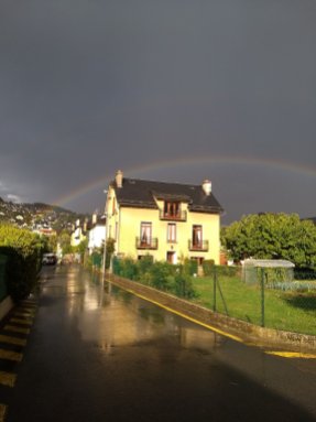 Rainbow over Mende